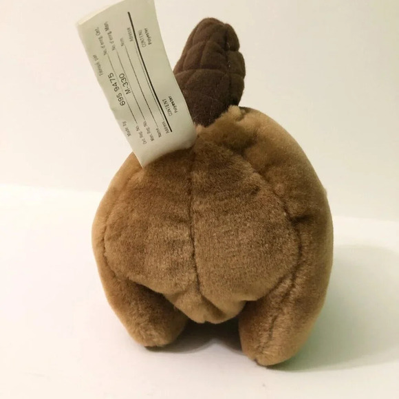 Vintage 1984 R Dakin Brown Beaver Stuffed Animal Plush Toy Sawdust Nature Babies - Picture 13 of 16